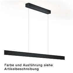 LED Pendelleuchte FARA-92, 43W 2200-3000K 5150lm, CRi >90, mit Wechsel-Linse + Gestensteuerung, verstellbar, Mattnickel