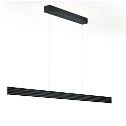 LED Pendelleuchte FARA-92, 43W 2200-3000K 5150lm, CRi >90, mit Wechsel-Linse + Gestensteuerung, verstellbar, schwarz