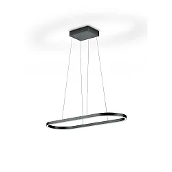 pendant luminaire ELIN IP20, black dimmable