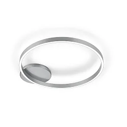LED Deckenleuchte ANEL-60, direkt/indirekt, Ø 60cm, 49W 2700K 5485lm, CRi >90, dimmbar, Mattnickel