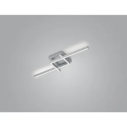 LED Deckenleuchte FRIDA-1, IP20, 36W, 2700K, 3600lm, Nickel matt