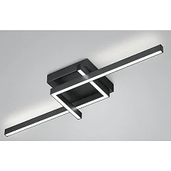 LED Deckenleuchte FRIDA-1, IP20, 36W, 2700K, 3600lm, schwarz