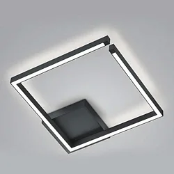 LED Deckenleuchte YOKO-Q, IP20, 42W, 2700K, 4500lm, schwarz