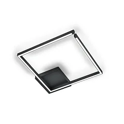 ceiling luminaire YOKO-Q500 square IP20, black dimmable