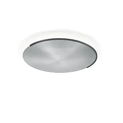 ceiling luminaire ASTRA-C-60 round, Casambi IP20, nickel matt, black dimmable