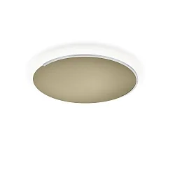 LED Deckenleuchte ASTRA-60, 1-flammig, rund, 56W, 2700K, 6266lm, IP20, dimmbar, bronze metallic, Applikation nickel matt