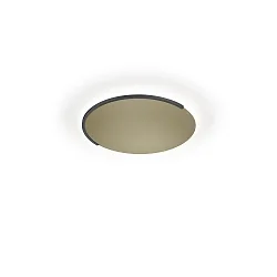 LED Deckenleuchte ASTRA-60, 1-flammig, rund, 56W, 2700K, 6266lm, IP20, dimmbar, bronze metallic, Applikation schwarz metallic