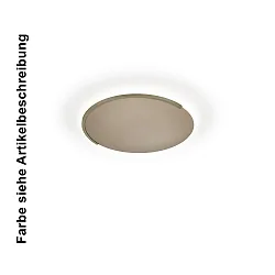 LED Deckenleuchte ASTRA-40, 1-flammig, rund, 39W, 2700K, 4338lm, IP20, dimmbar, sand metallic, Applikation sand metallic