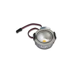 LED Einbaustrahler SR 45-LED, IP44, 350mA, schwenkbar 20°, 4.8W 3000K, Edelstahloptik