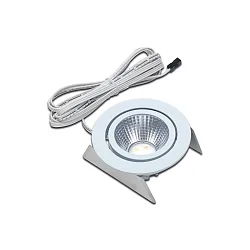Recessed LED luminaire Dynamic SR 68-LED for BAP, IP44, LED 24, 6.5W 2700-5000K 420lm 40°, CRi>90, swiveling, white