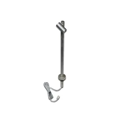 LED MONO SPOT für Objektbeleuchtung, Höhe stufenlos bis 30cm, 24V DC, CRi >90, drehbar, neigbar, 1.5W 3000K 80lm 38°, Alu