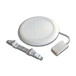 Ein-/ Anbaustrahler mit Flächenlicht FR 65/205-LED, IP20, 230V, rund, Ø 23cm, 18W 3000K 1170lm 115°, Weiß