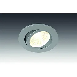 LED Einbaustrahler ECO SR 68 Set, 6,5W, 3000K, IP20, schwenkbar, dimmbar, chrom matt