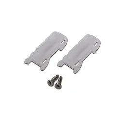 Zubehör für Aufbauprofil L Form - Montageclip, 2er Set, transparent