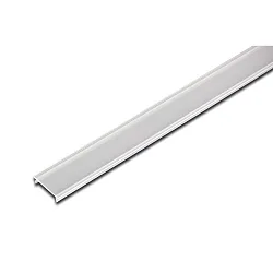 LED Abdeckprofil 25mm, für 22mm Fräsnuten und 34mm Profile, 600cm (Rollenware), leicht mattiert