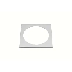 Adaptor ring SR 68, angular, for drillings up to 84mm, inox look
