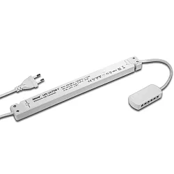 Trafo LED-24/75W F Netzanschlussleitung, 200cm mit Eurostecker, 12-fach Verteiler