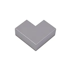 Zubehör für Aufbauprofil - Eckabdeckung, außen, aluminium