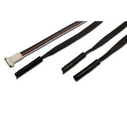 Verbindungsleitung für RGB(W)-Tapes, mit Stecker und Kupplung