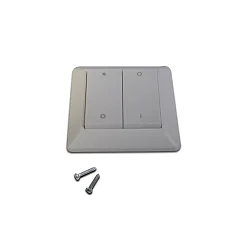 Wandtaster DIM ZigBee / Alexa, 15-Kanal, für LED-24 (einfarbig), Piezo-Impuls, ohne Controller, weiß