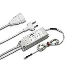 Touch-Schalter 400W EBS 4 D mit 100cm Eurostecker + 30cm Eurokupplung, inkl. Sensorleitung 200cm, mit Ringöse M4