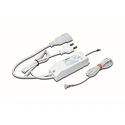 Touch-Schalter 400W EBS 4 D mit Leitungsset (Schaltung und Sensor) + Eurokupplung + 12mm Sensorkopf (Chrom matt)