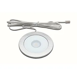 LED Einbaustrahler AR 78-LED, rund, Ø 9cm, mit LED-24 Stecker, CRi>95, blendfrei, starr, 7.5W 3000K 450lm 80°, weiß