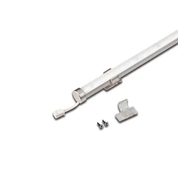 Drehbare, runde LED Aufbauleuchte LED PIPE F mit homogenem Flächenlicht, LED-24-Stecker, 31cm, 5.8W 3000K