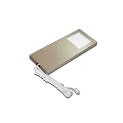 LED Unterbauleuchte LED SLIM-PAD F, IP20, homogenes Flächenlicht, mit LED-24-Anschluss, 5W 3000K, Edelstahloptik