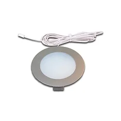 LED Einbau-Flächenleuchte FR 78-LED, IP44, LED-24 Anschluss, CRi>90, 4W 4000K 270lm 110°, Chrom matt
