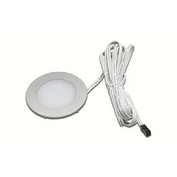 LED Einbaustrahler DYNAMIC FR 55-LED mit Flächenlicht, 3W 2700-5000K, Edelstahloptik
