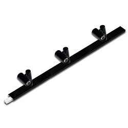 Dreh- und schwenkbarer LED 2-LINK SPOT, 3-flammig, für LED 2-LINK-Profile, 30cm, CRi>90, 3x 1.5W 4000K 80lm 38°, schwarz