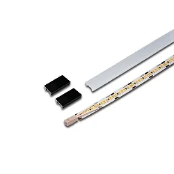 LED Flächenlicht-Leiste LED 2-LINK FLOOD, 60cm, für LED 2-LINK-Profile, CRi>95, 10.4W 4000K 600lm 120°, schwarz