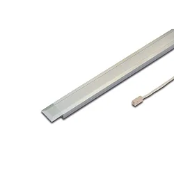 LED Einbauleuchte, IP44, 24V DC, 112.5cm, CRi >90, Aluminium / opal, 20W 3000K 1160lm 80°