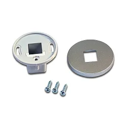 Zubehör für LED 2-LINK - Montagehülse zu LED Aufbauprofil 15/13mm / Vitrinenprofil, Alu eloxiert