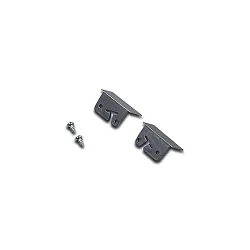 2er Set Endkappe für LED Einfräs-Profil I, 24mm, mit Befestigungsschrauben, Alu eloxiert