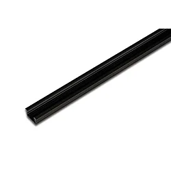 LED Einfräs-Profil 24/12mm für Abdeckprofil 15mm, Länge 100cm, schwarz