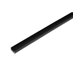 Surface mount LED profile 15/8mm for covering profile 15mm, length 100cm, black