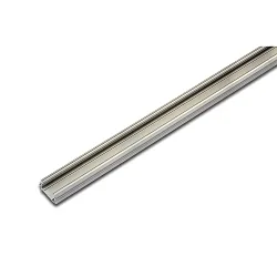 LED Einfräs-Profil A 24mm für Abdeckprofil 15mm, zur asymmetrischen Ausleuchtung, Länge 100cm, Alu eloxiert