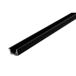 LED Einfräsprofil (innenliegend), 100 cm, schwarz