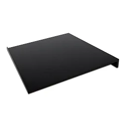 Zubehör für Wandleuchte Intero-Line Tablar Aufsatz, 60cm, Aluminium, schwarz