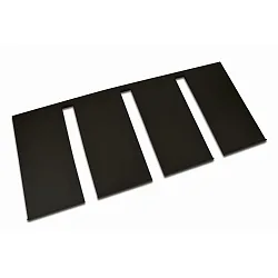 Zubehör für Wandleuchte INTERO-LINE - Gläserhalter-Aufsatz, 40cm, variabler Einsatz, Aluminium eloxiert, schwarz