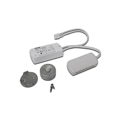 Mini Bewegungsmelder, ø 3,4cm, 100°, IP20, inkl Trafo, chrom