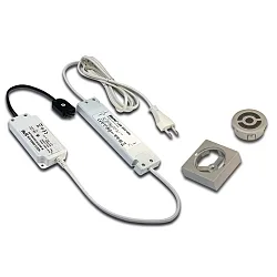 Trafo LED 350/15W Funk mit 3-fach-Verteiler inkl. Einbau-Funkfernbedienung und Controller