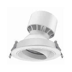 LED Downlight PRICE, 25W, 3000K, 3000lm, IP20, 36°, CRI80, schwenkbar, weiß 