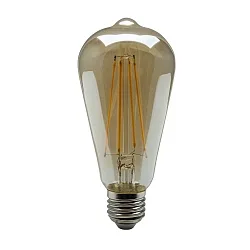 LED Leuchtmittel VINTAGE FILAMENT EDISON ST64, E27, 4W 2200K 400lm 320°, klar