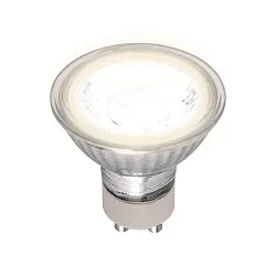 LED Reflektorlampe GU10, 1 COB LED, 5W 2700K 440lm 38°, optische Linse