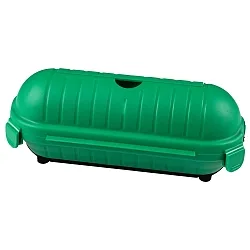 Sicherheitsbox MINIMO, IP44, 21.6 x 8.7 x 8.5cm, 2 Ein-/Ausgänge, grün