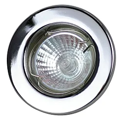 Einbaustrahler DL5501, 12V,  GU5.3 max. 35W, Chrom