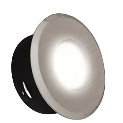 Outdoor Einbaustrahler DL7001, IP65, GU10, rund, Eisen gebürstet